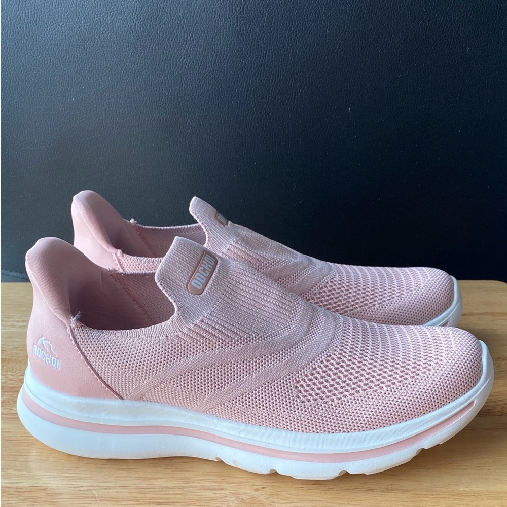Women's Pink Slip-On Sneakers